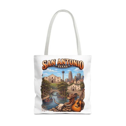 San Antonio Texas Tote Bag — Riverwalk Landmark Travel Souvenir