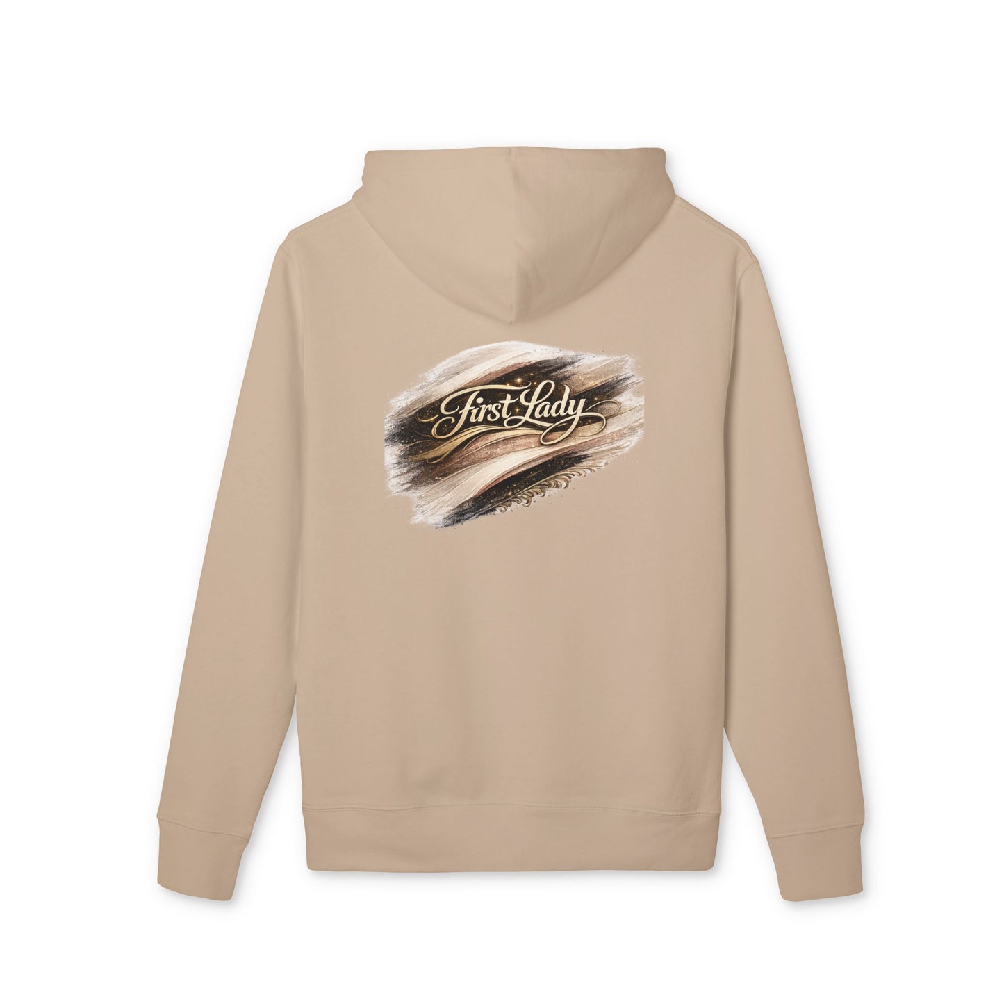 First Lady Brushstroke Hoodie — Elegant Script Pullover