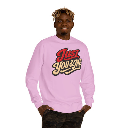 Just You & Me Sweatshirt – Retro Couples Crewneck