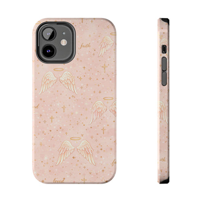 Faith & Grace Angels Phone Case | Christian floral iPhone Case