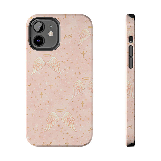 Faith & Grace Angels Phone Case | Christian floral iPhone Case