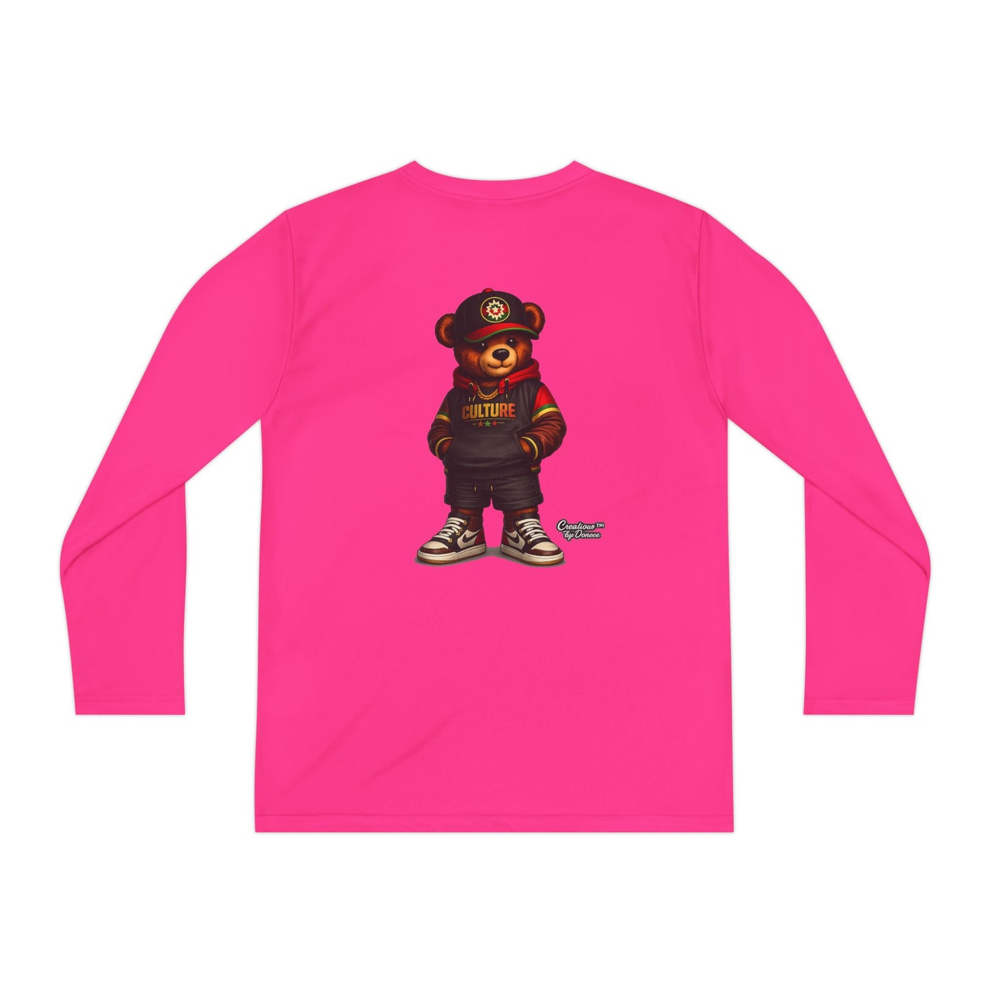 Kids Bear Graphic Long Sleeve Tee — Urban Streetwear Youth Shirt