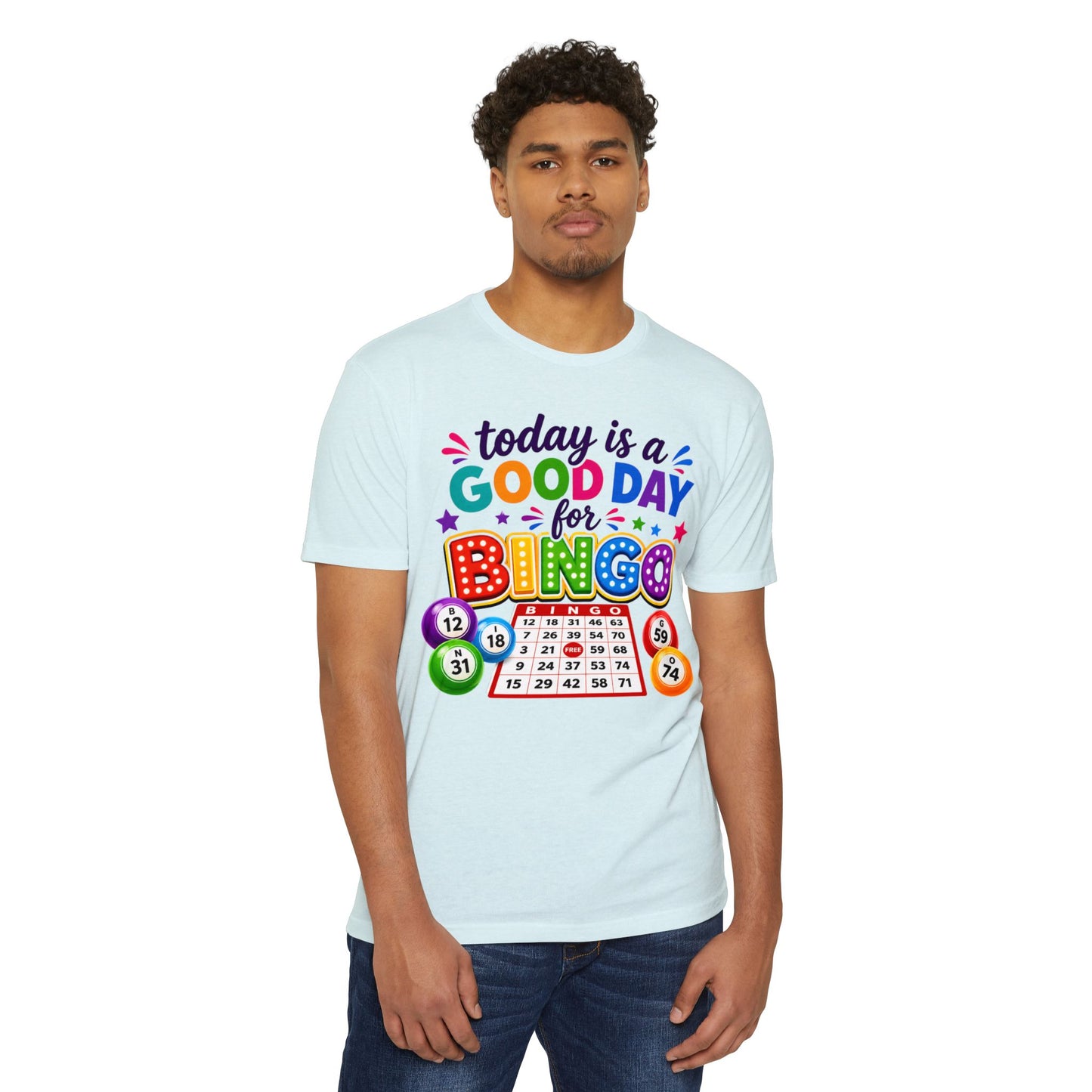 Bingo T-Shirt — "Today Is a Good Day for Bingo" Colorful Game Night Tee
