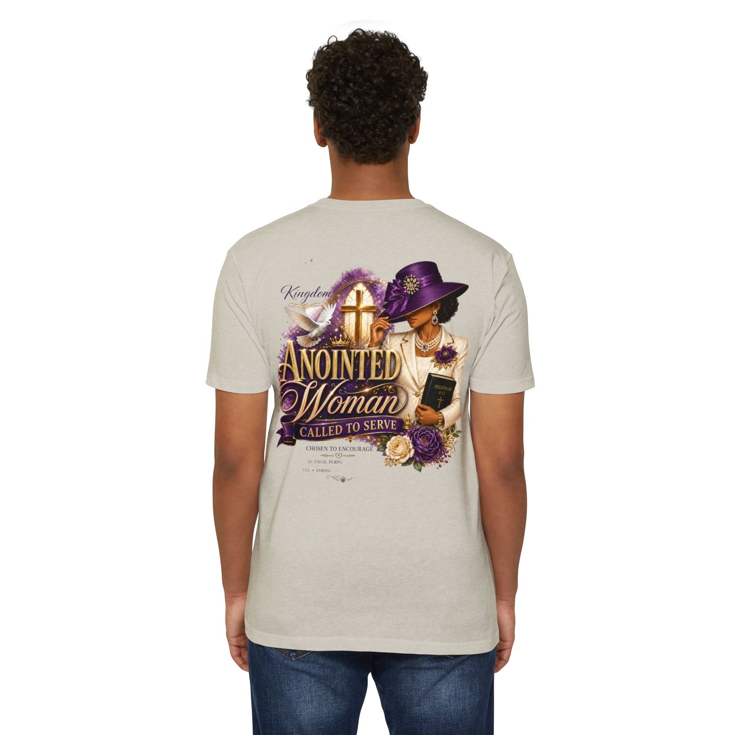 Anointed Woman T-Shirt — "Called to Serve" Christian Faith Tee