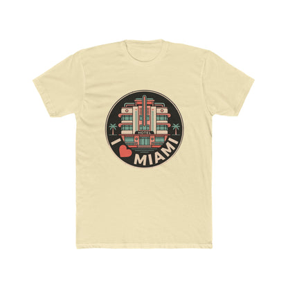Miami Art Deco T‑Shirt — I  Miami Retro Travel Tee