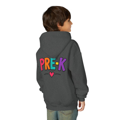 Pre-K Kids Hoodie — Colorful Cute Pre-K School Hooded Sweatshirt for Toddlers