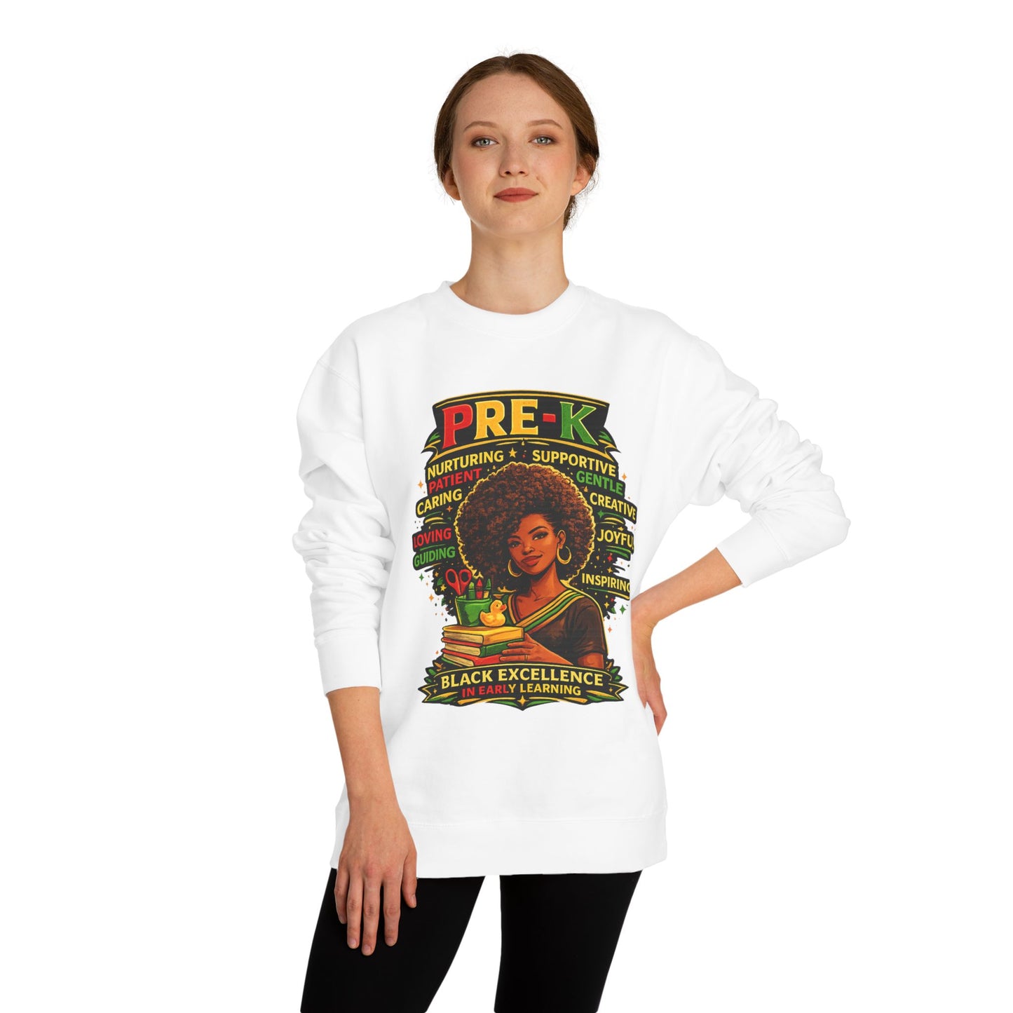 PRE-K Black Excellence Sweatshirt — Nurturing Early Learning Crewneck