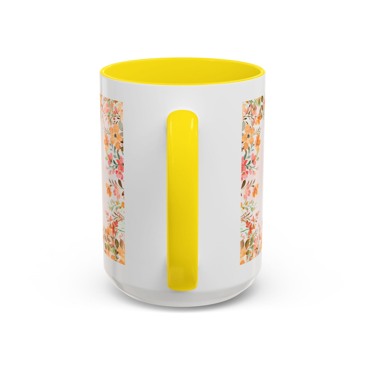 Life Began With You Mom Floral Accent Coffee Mug