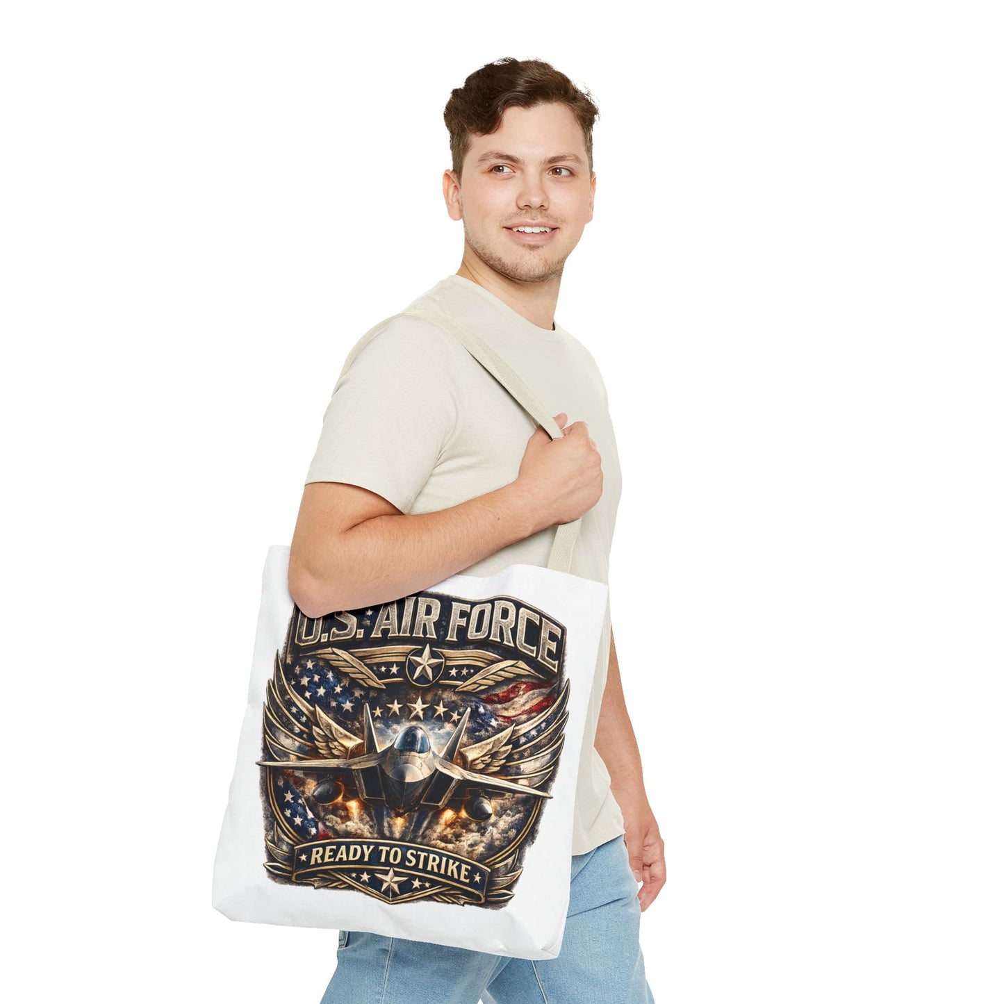 U.S. Air Force "Ready to Strike" Tote Bag