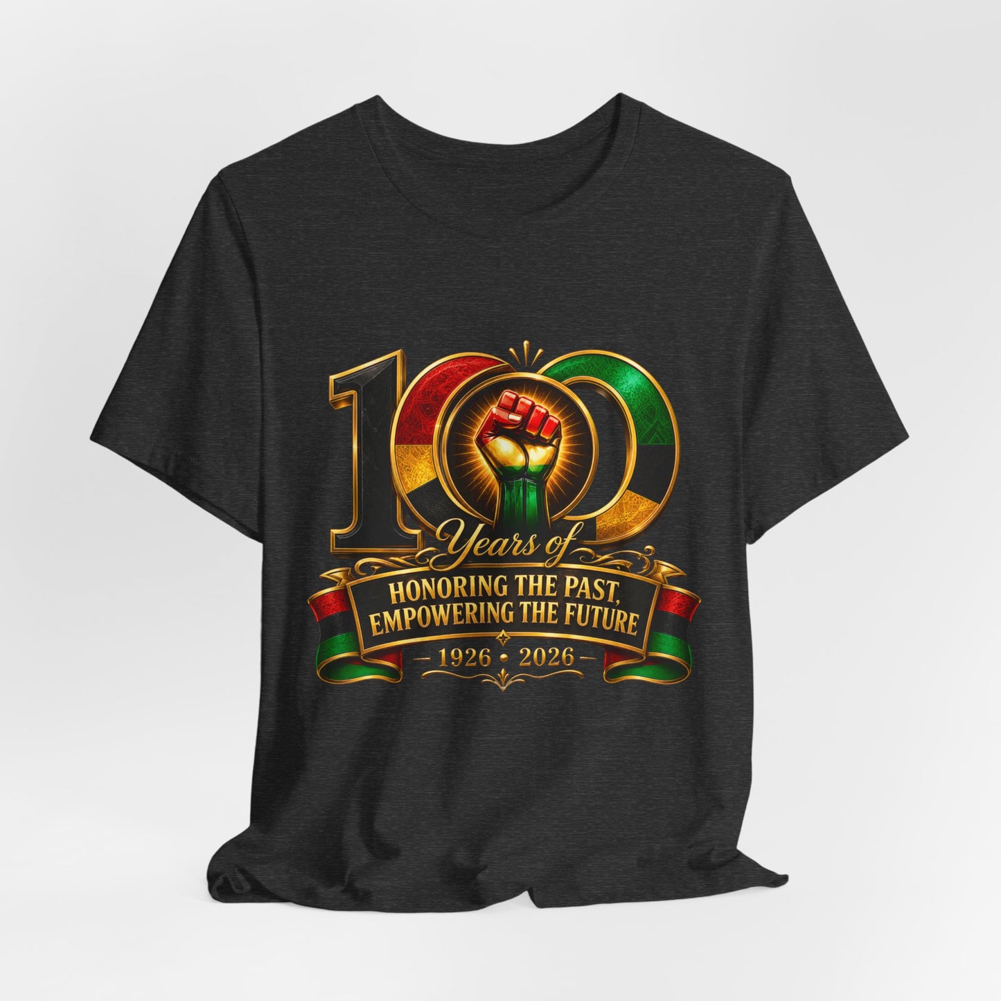 100 Years Anniversary Tee — "Honoring the Past, Empowering the Future" Centennial T-Shirt (1926–2026)