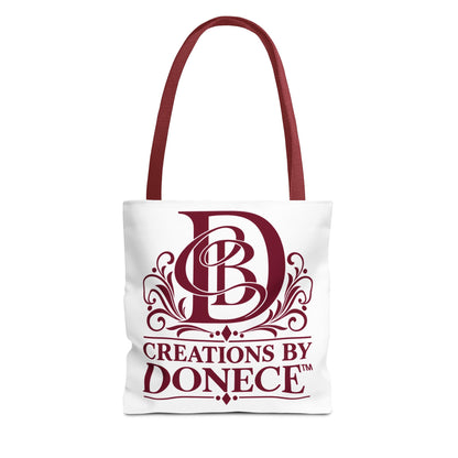 Tote Bag — Creations by Donece Logo Tote (Branded Monogram, Everyday Carry)