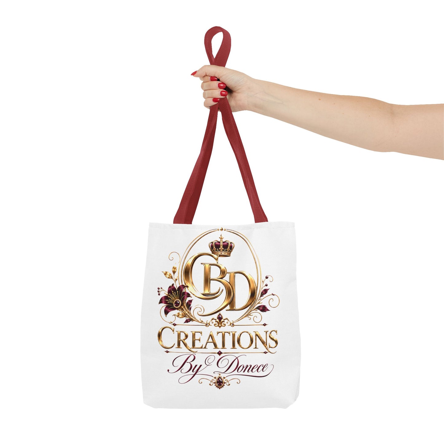 Creations By Donece Logo Tote Bag — Luxury Monogram Canvas Tote
