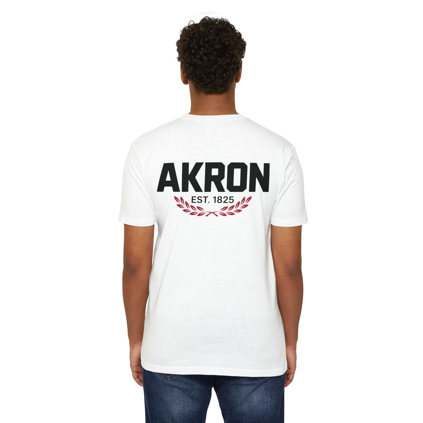 Akron EST. 1825 Retro City T-Shirt — Vintage Collegiate Tee