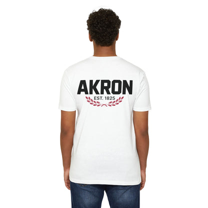 Akron EST. 1825 Retro City T-Shirt — Vintage Collegiate Tee