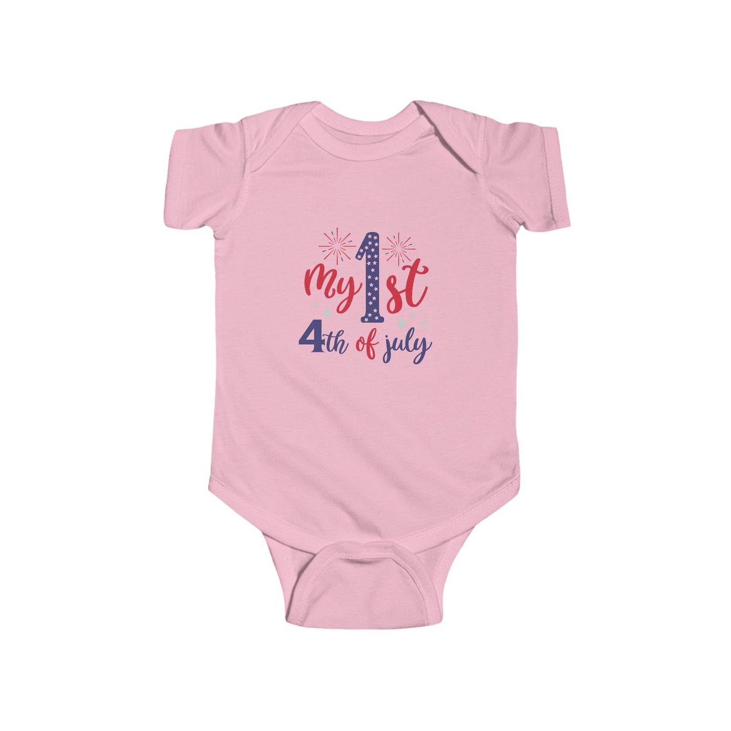 My 1st 4th of July Infant Bodysuit — Baby Independence Day Onesie