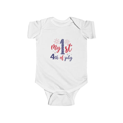 My 1st 4th of July Infant Bodysuit — Baby Independence Day Onesie