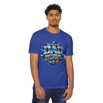 Dependable Dad Graphic T-Shirt — "Dependable Dad Different Family Man"