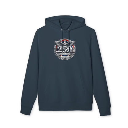250 Cruiser Hoodie — Vintage American Motorcycle Emblem Pullover