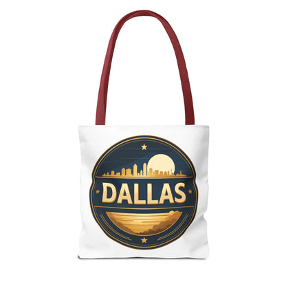 Dallas Skyline Circle Tote