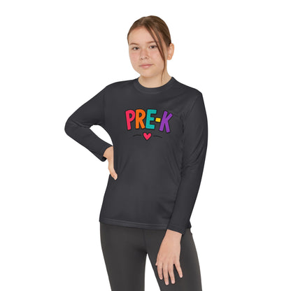 Pre-K Kids Long Sleeve Tee — Colorful Cute PreK Shirt for Preschoolers