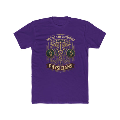 Physicians Tee — "Healing Is My Superpower" Medical Caduceus Shirt