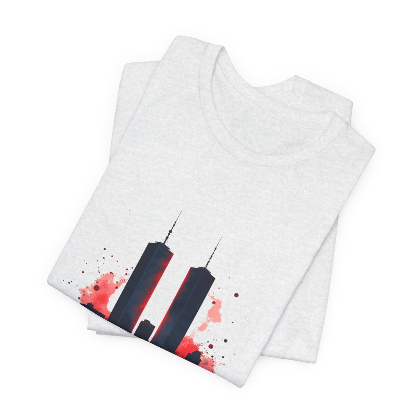 9/11 Never Forget T-Shirt — World Trade Center Memorial Tee