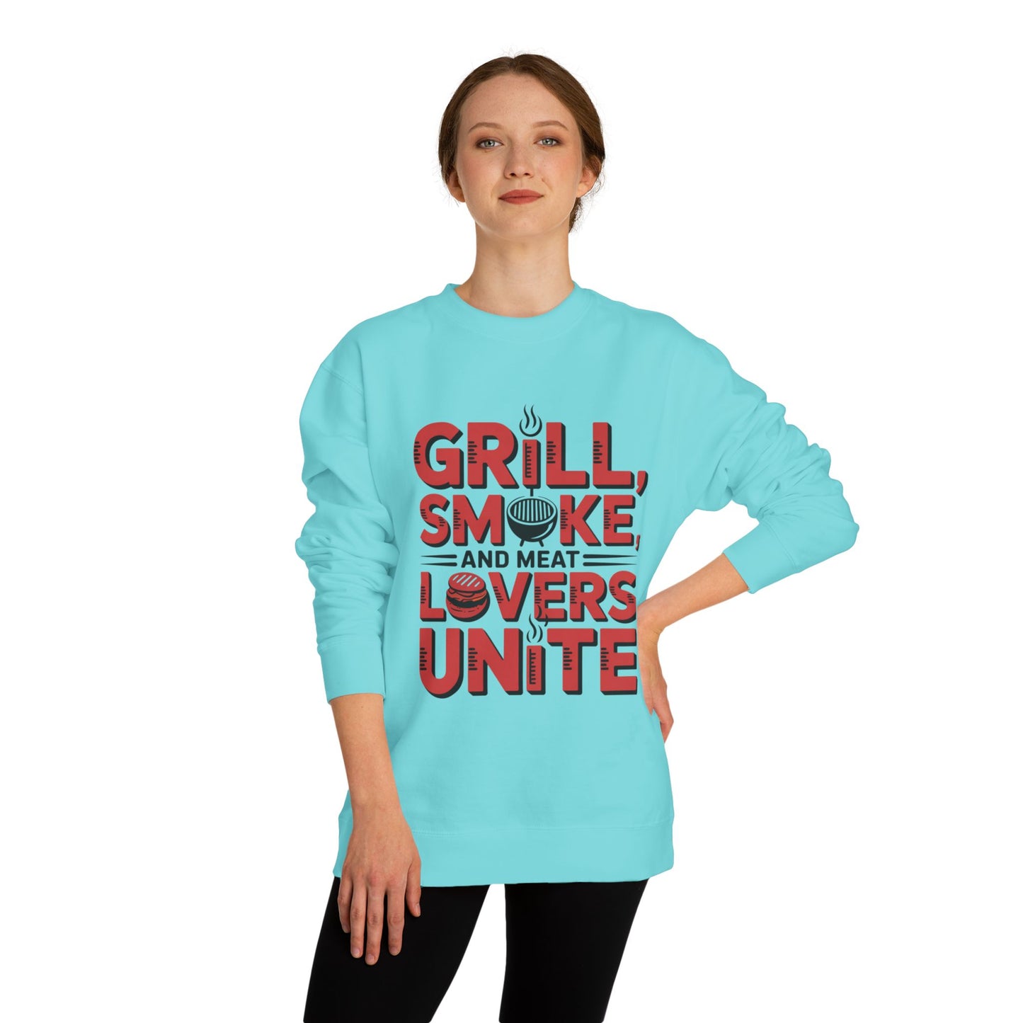 Grill, Smoke, and Meat Lovers Unite Sweatshirt