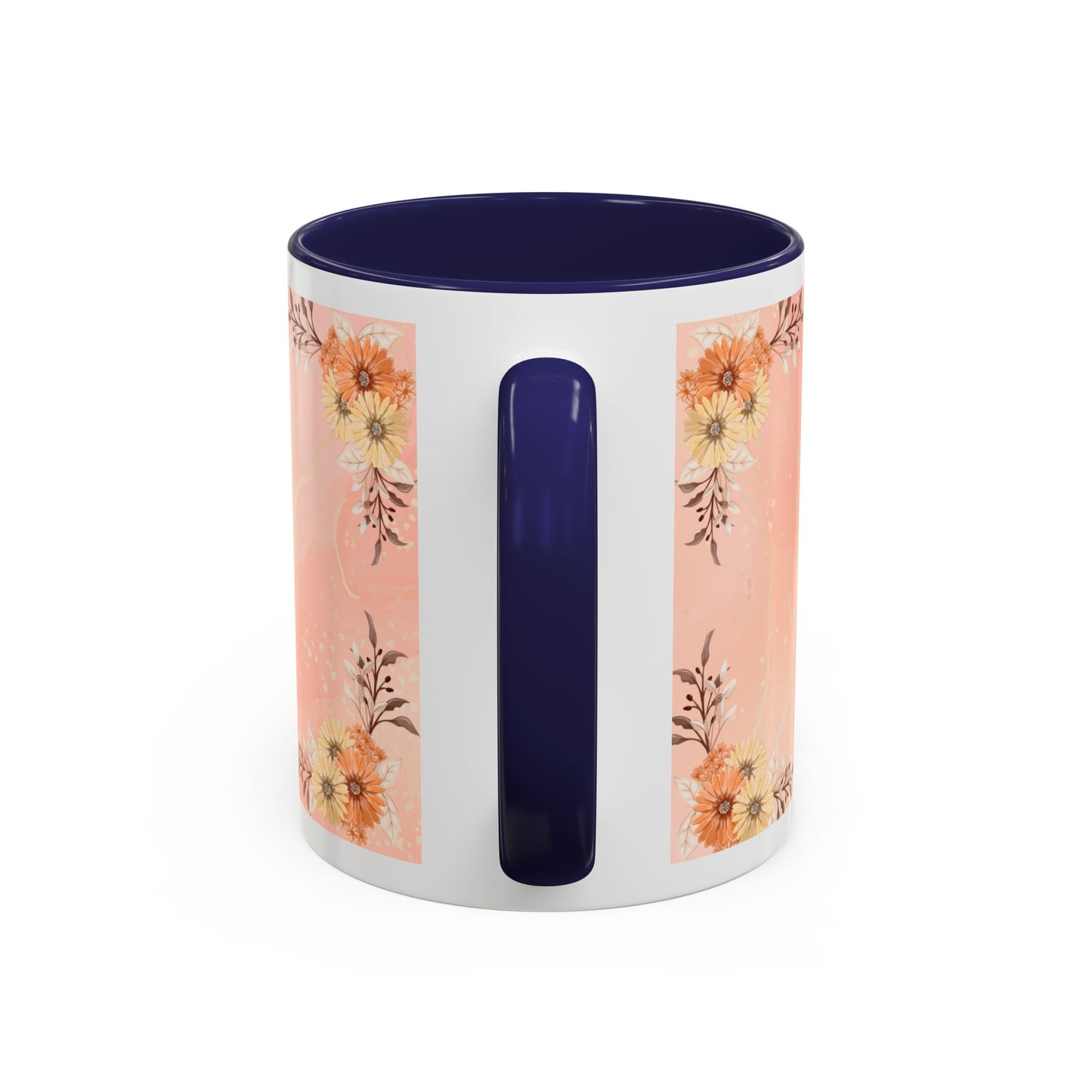 Mom Floral Accent Coffee Mug – Pink Butterfly Mother's Day Gift (11/15oz)