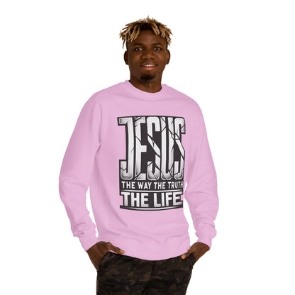 Jesus 'The Way The Truth The Life' Crewneck Sweatshirt