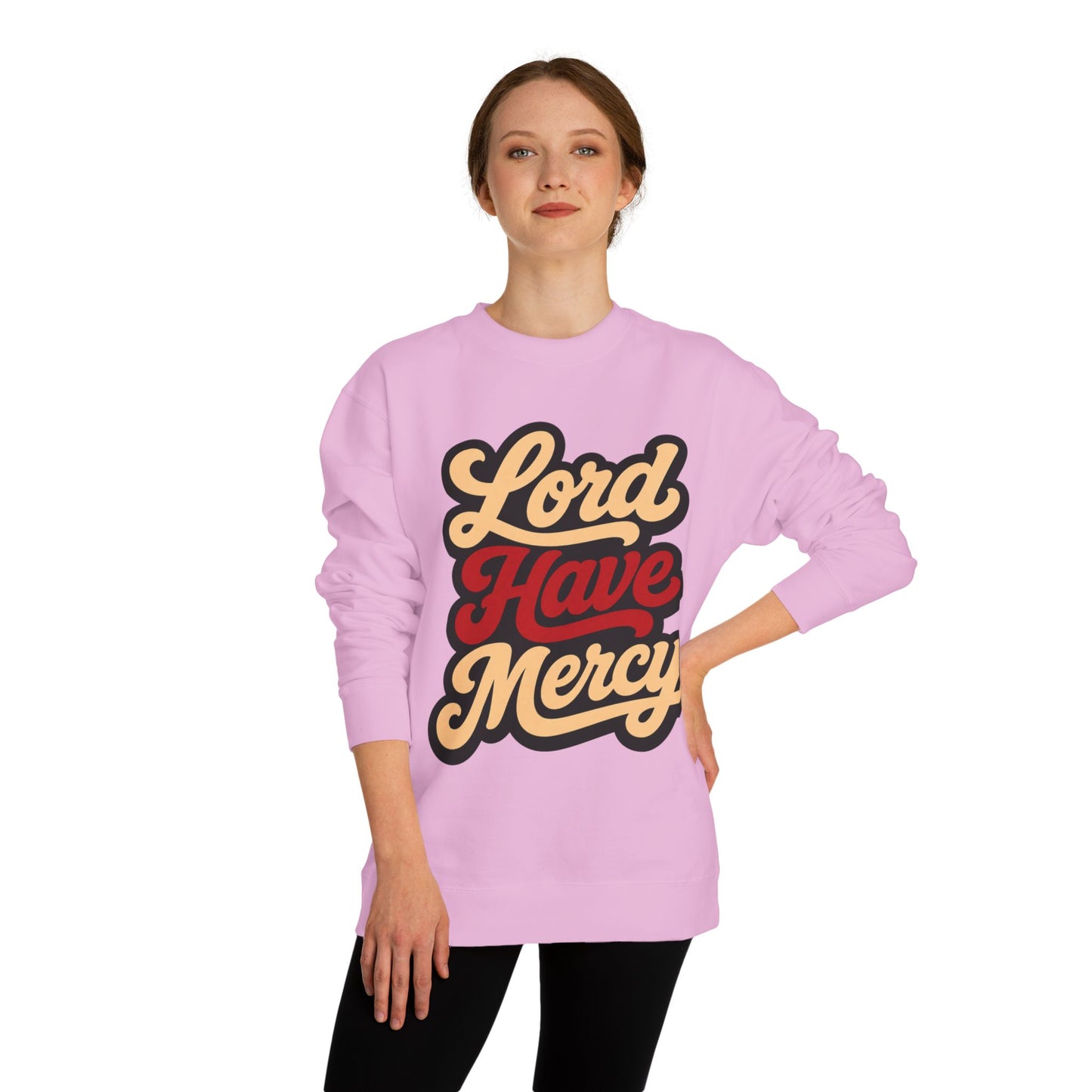 Lord Have Mercy Sweatshirt — Retro Script Graphic Crewneck