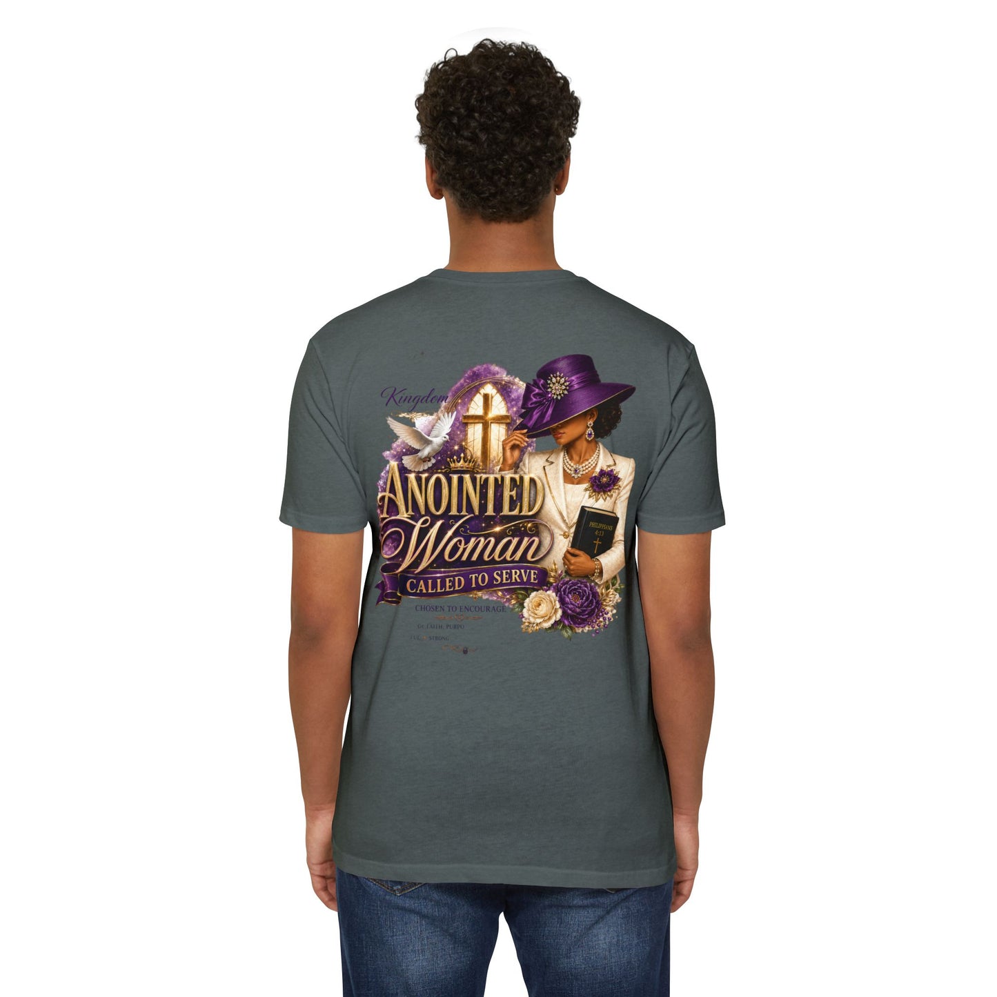 Anointed Woman T-Shirt — "Called to Serve" Christian Faith Tee