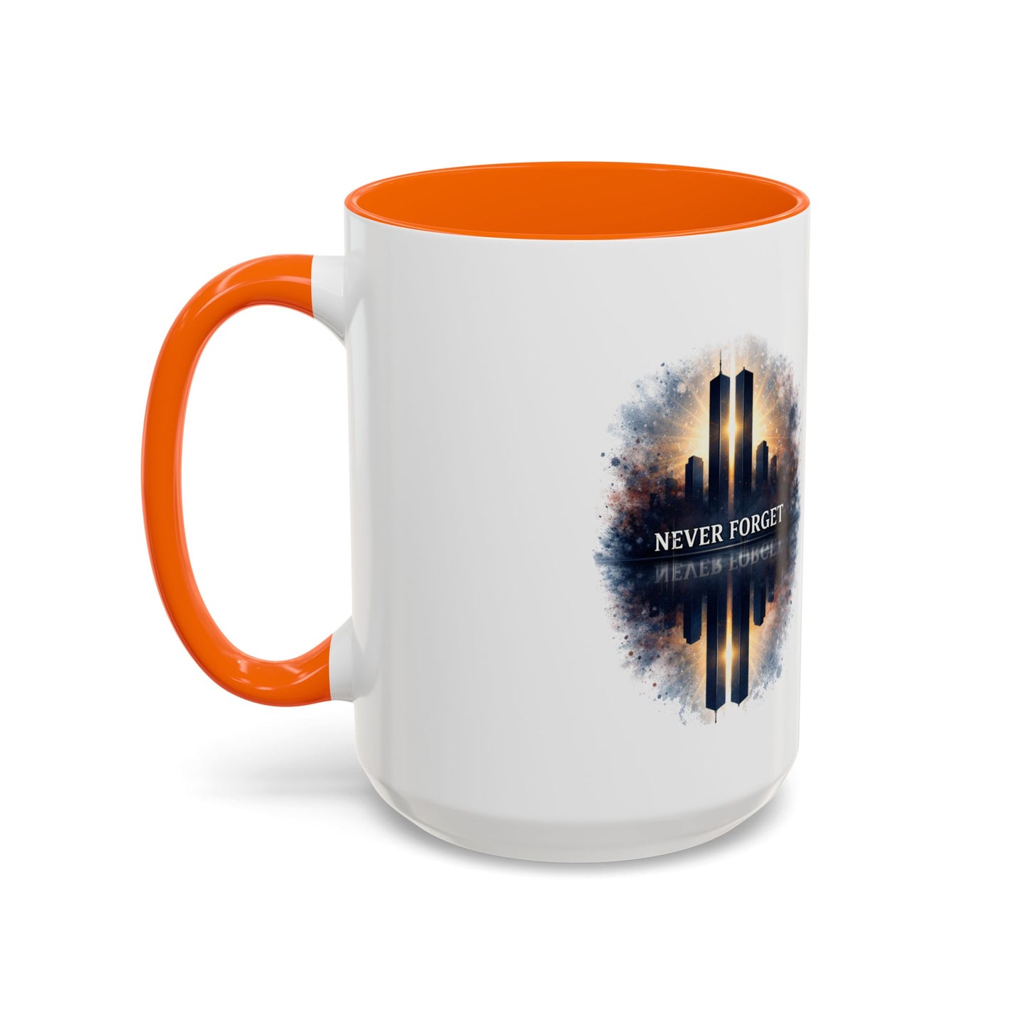 Never Forget 9/11 Memorial Accent Coffee Mug (11/15oz)