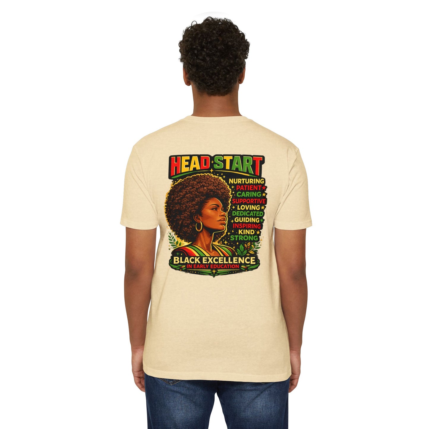 Head Start Black Excellence T-Shirt — Afrocentric Inspirational Graphic Tee