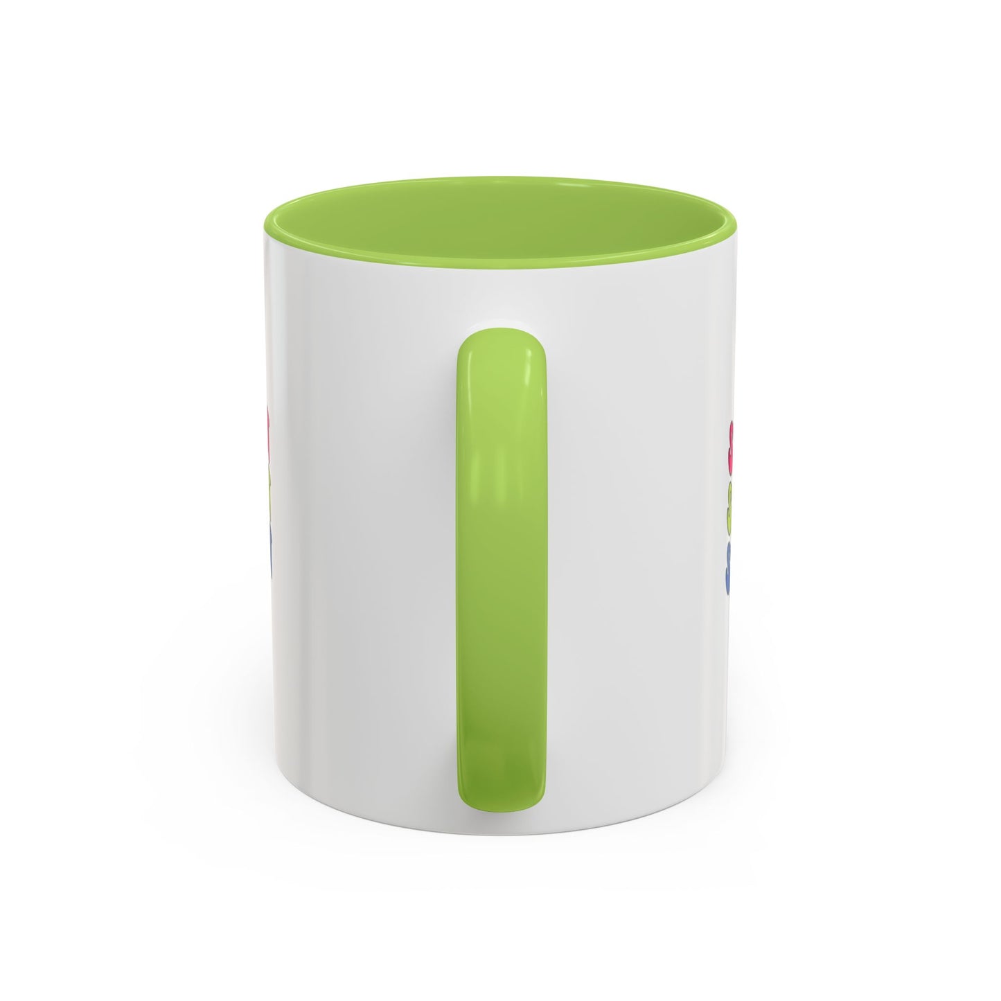 Six Seven Retro Accent Coffee Mug — Colorful 11/15oz Ceramic Tea Cup