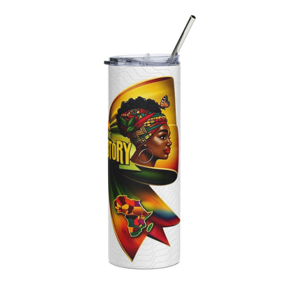 Black History Celebration Stainless Steel Tumbler — 20oz