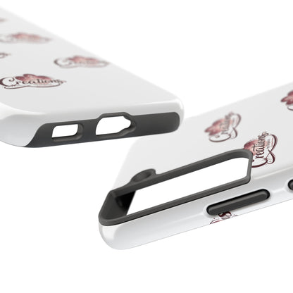 Logo Pattern Tough Phone Case — Creations Repeat Design