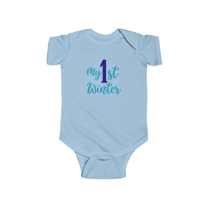 My 1st Winter Baby Bodysuit – Infant First Winter Onesie