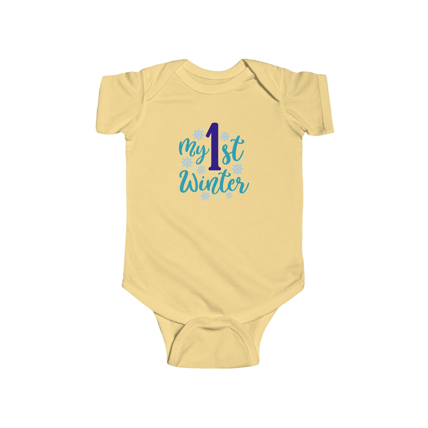 My 1st Winter Baby Bodysuit – Infant First Winter Onesie