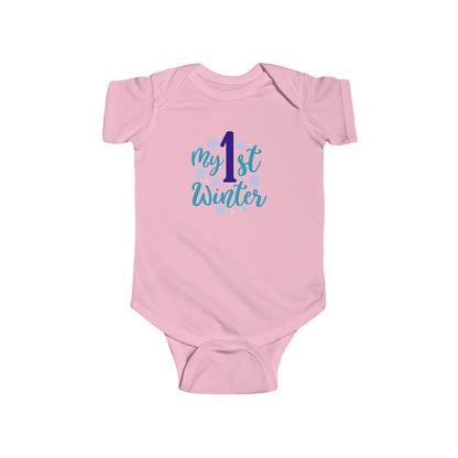 My 1st Winter Baby Bodysuit – Infant First Winter Onesie