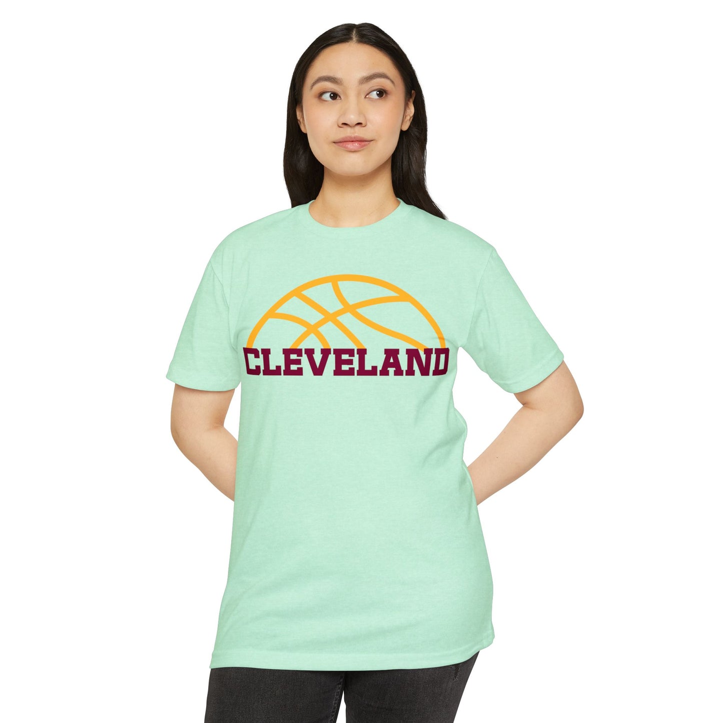 Cleveland  T-Shirt — Retro Hoop Team Tee