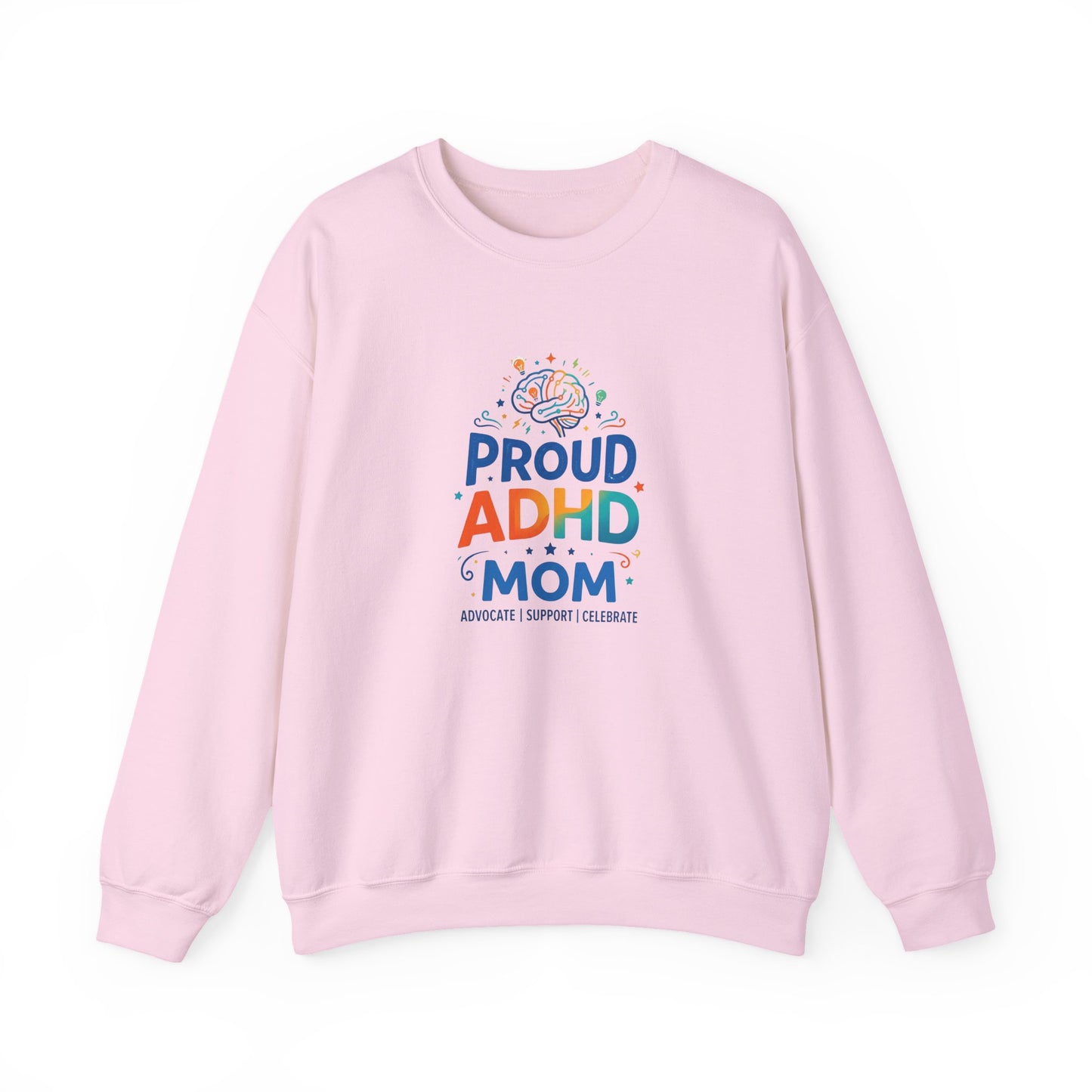 Proud ADHD Mom Crewneck Sweatshirt