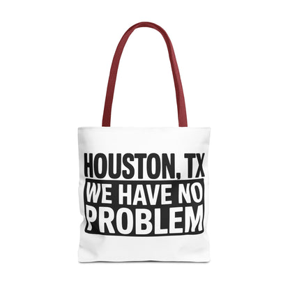Houston TX Tote Bag — 'We Have No Problem' Graphic Market Tote