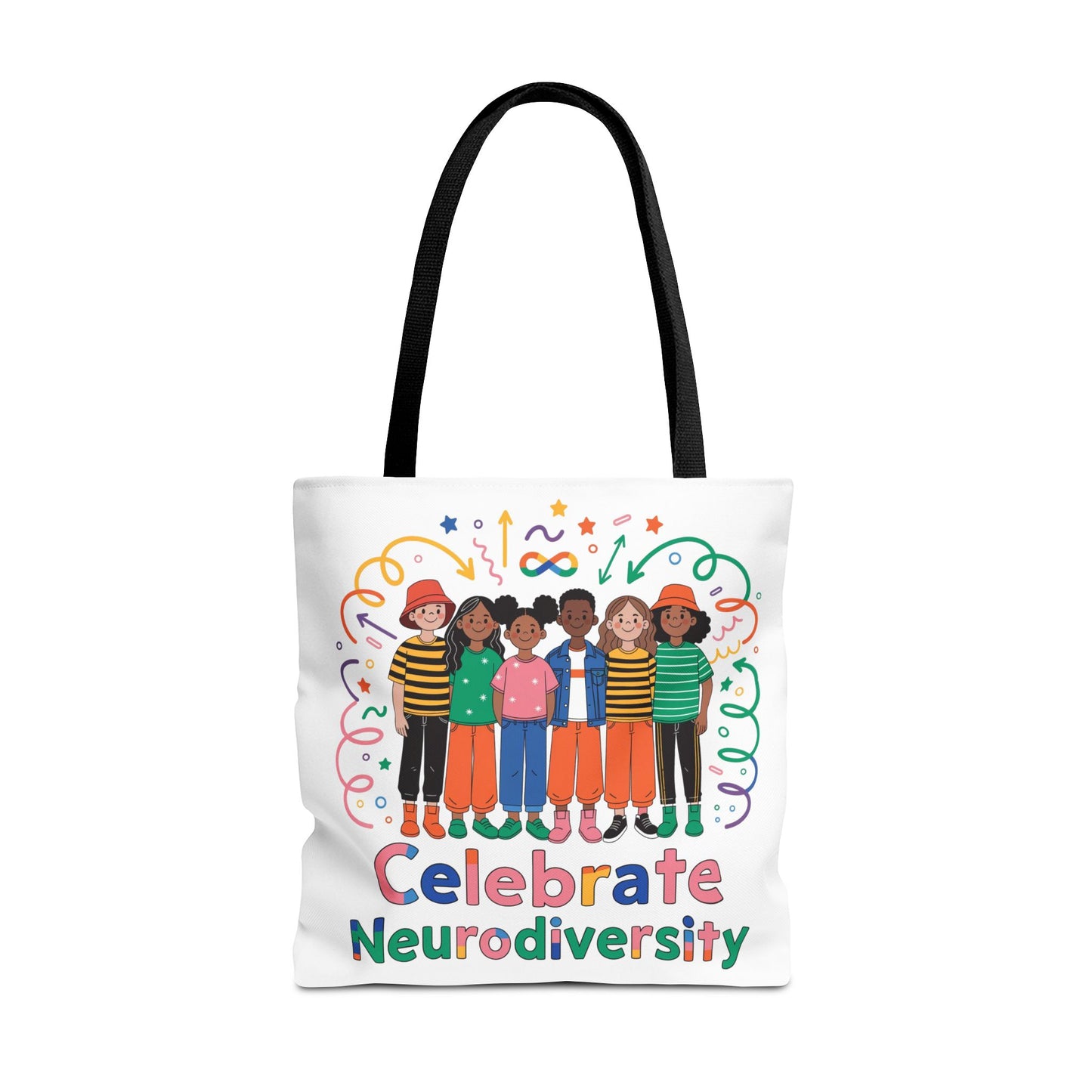 Celebrate Neurodiversity Tote Bag — Inclusive Pride Reusable Shopper