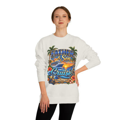 Father & Son Cruise Sweatshirt – Tropical Beach Boat Design