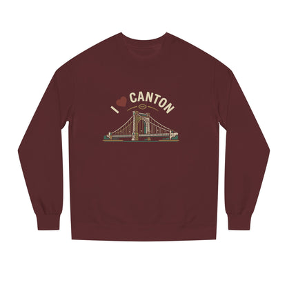 I  Canton Crewneck Sweatshirt — Canton Bridge Graphic Pullover