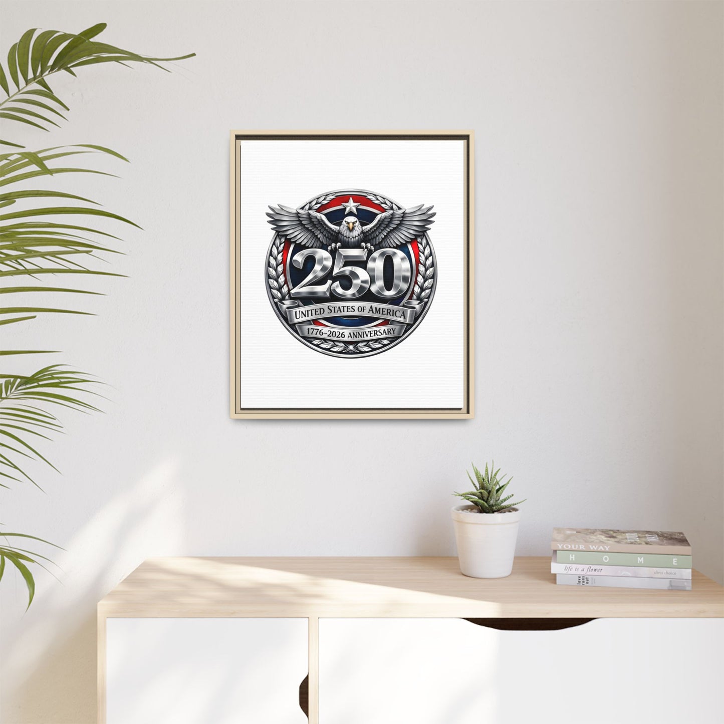 Matte Canvas, Framed (Multi-color)