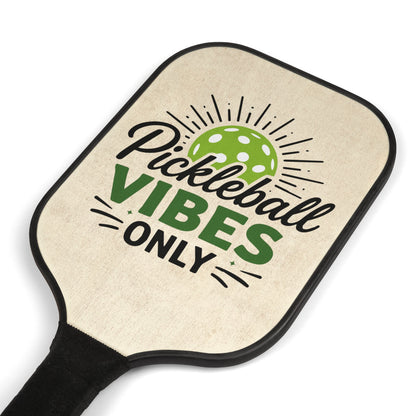 Pickleball Paddle Set — "Pickleball Vibes Only" Paddle & Balls Kit