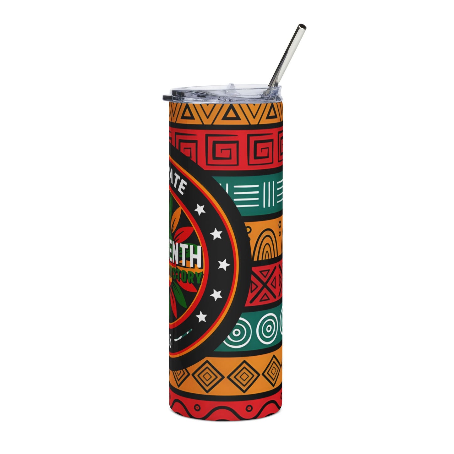 Juneteenth 20oz Stainless Tumbler — Celebrate Freedom Travel Mug