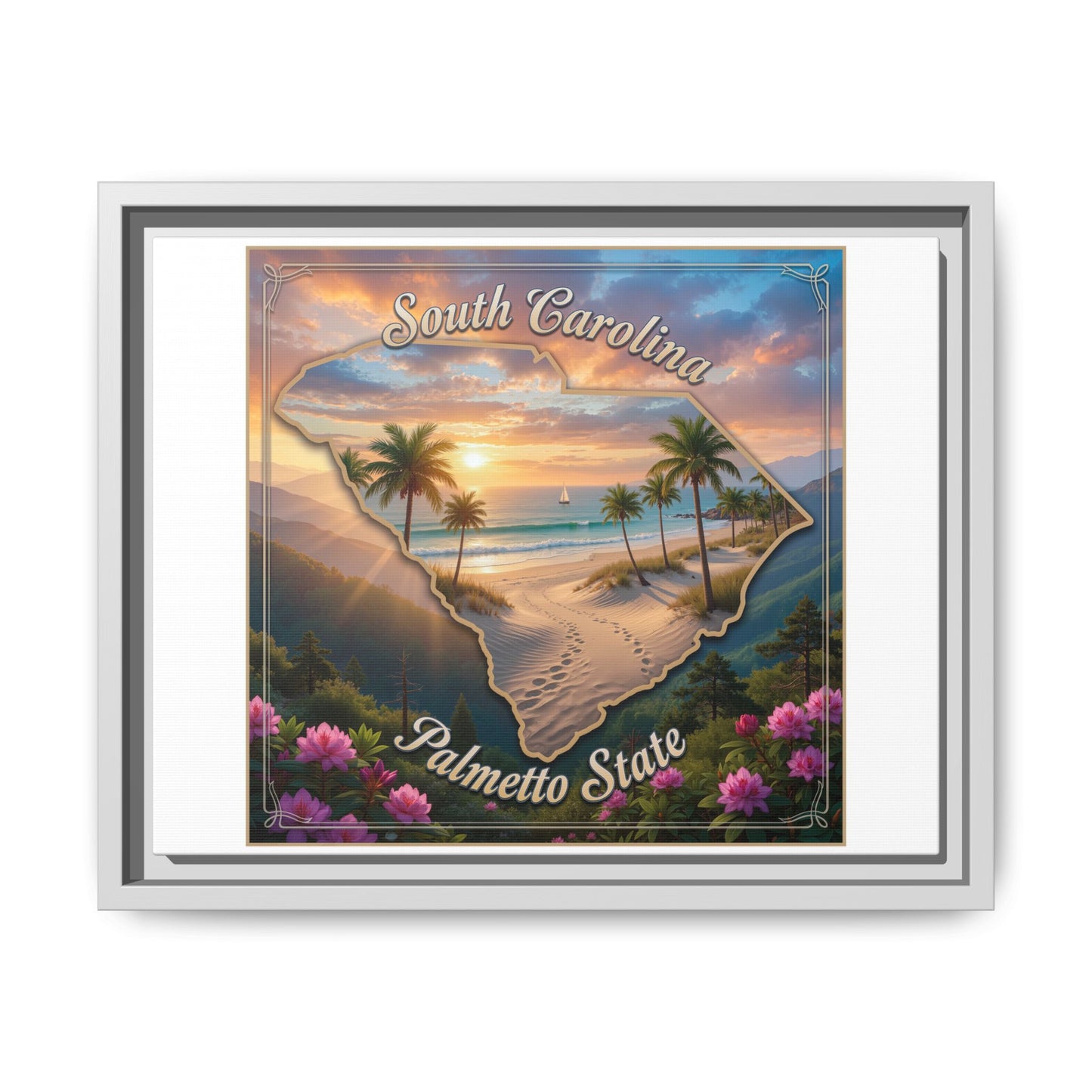 Matte Canvas, Framed (Multi-color)