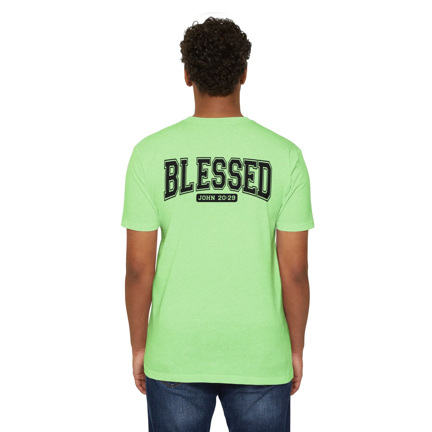 Blessed John 20:29 T-Shirt — Christian Faith Graphic Tee
